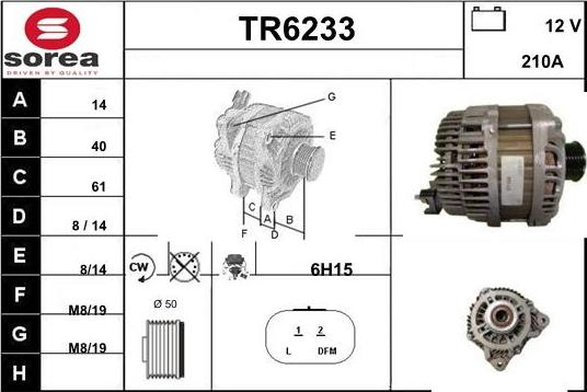 Sera TR6233 - Ģenerators autodraugiem.lv