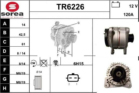 Sera TR6226 - Ģenerators autodraugiem.lv
