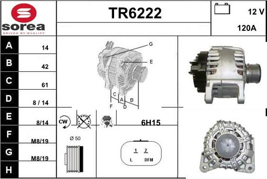 Sera TR6222 - Ģenerators autodraugiem.lv