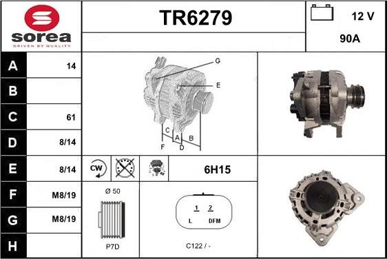 Sera TR6279 - Ģenerators autodraugiem.lv
