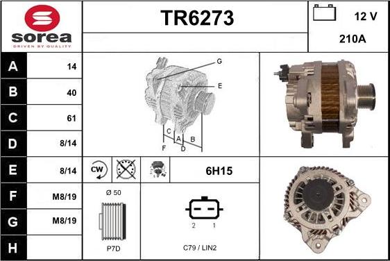 Sera TR6273 - Ģenerators autodraugiem.lv