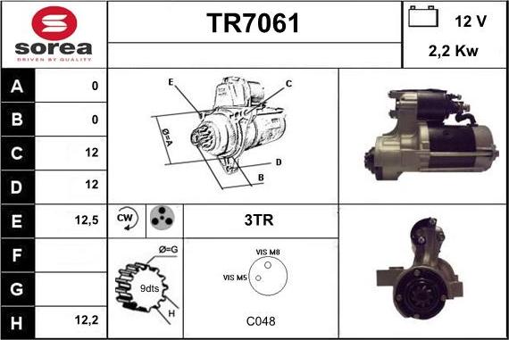 Sera TR7061 - Starteris autodraugiem.lv