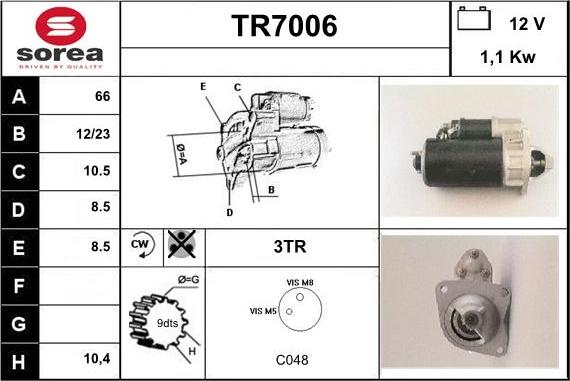 Sera TR7006 - Starteris autodraugiem.lv