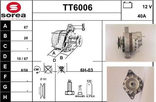 Sera TT6006 - Ģenerators autodraugiem.lv