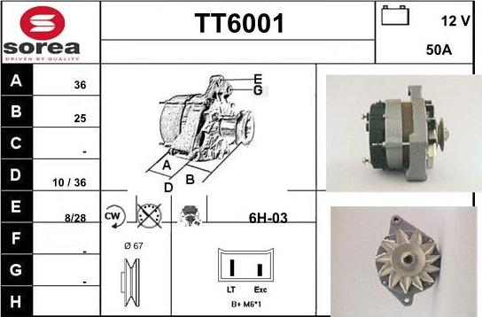 Sera TT6001 - Ģenerators autodraugiem.lv