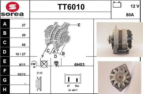 Sera TT6010 - Ģenerators autodraugiem.lv