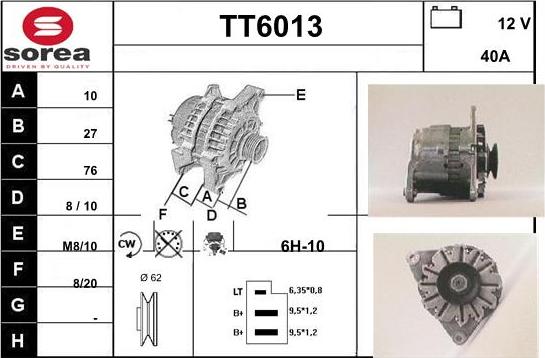 Sera TT6013 - Ģenerators autodraugiem.lv
