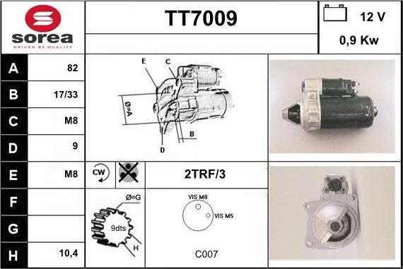 Sera TT7009 - Starteris autodraugiem.lv