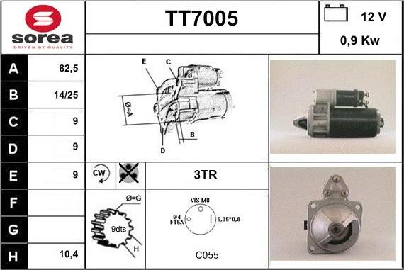 Sera TT7005 - Starteris autodraugiem.lv