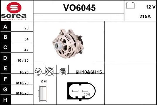 Sera VO6045 - Ģenerators autodraugiem.lv