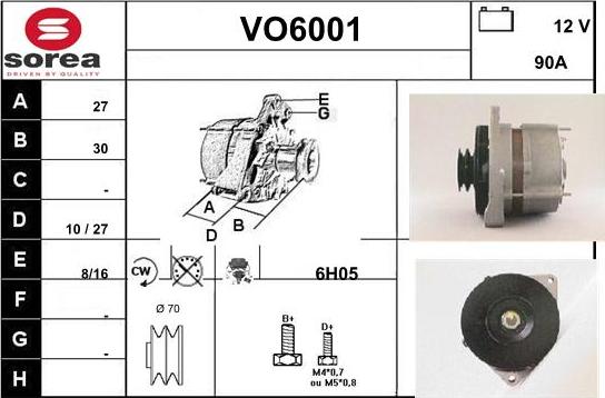 Sera VO6001 - Ģenerators autodraugiem.lv