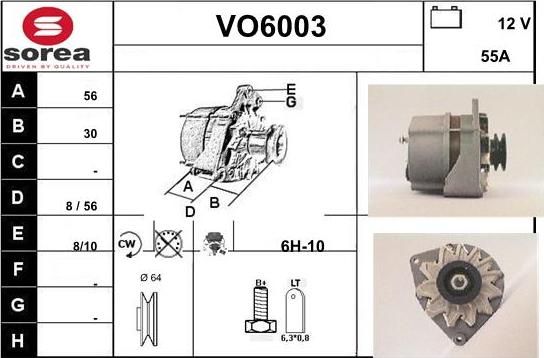 Sera VO6003 - Ģenerators autodraugiem.lv