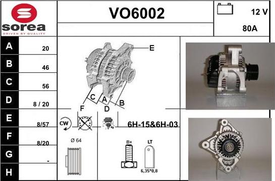 Sera VO6002 - Ģenerators autodraugiem.lv