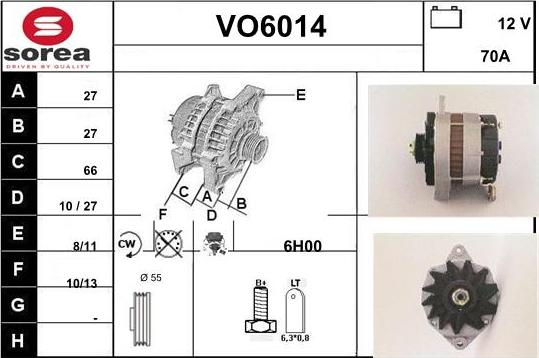 Sera VO6014 - Ģenerators autodraugiem.lv