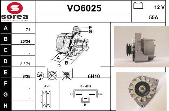 Sera VO6025 - Ģenerators autodraugiem.lv