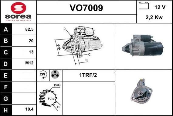 Sera VO7009 - Starteris autodraugiem.lv