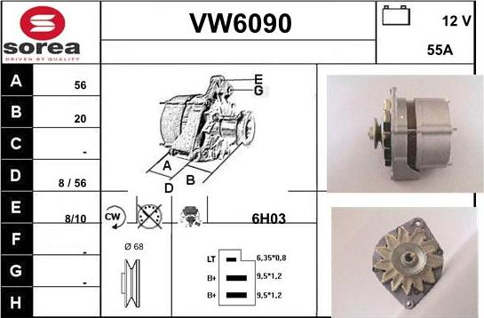 Sera VW6090 - Ģenerators autodraugiem.lv