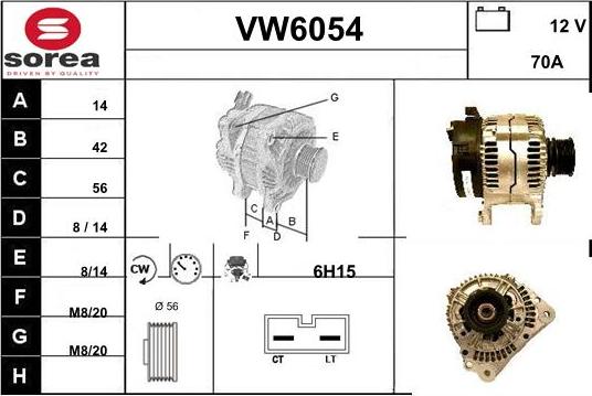 Sera VW6054 - Ģenerators autodraugiem.lv