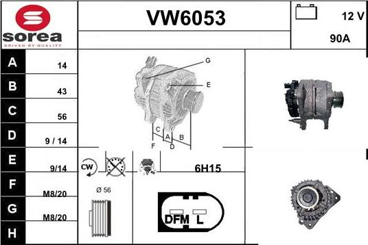 Sera VW6053 - Ģenerators autodraugiem.lv