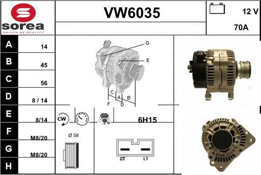 Sera VW6035 - Ģenerators autodraugiem.lv