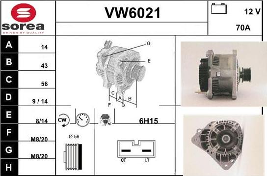 Sera VW6021 - Ģenerators autodraugiem.lv