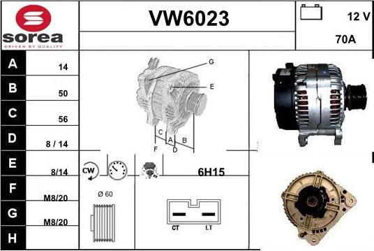 Sera VW6023 - Ģenerators autodraugiem.lv