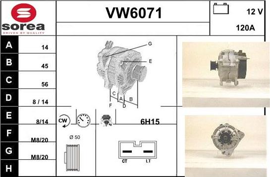 Sera VW6071 - Ģenerators autodraugiem.lv