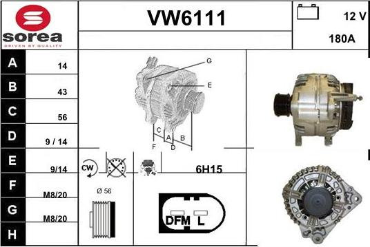 Sera VW6111 - Ģenerators autodraugiem.lv