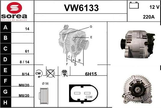 Sera VW6133 - Ģenerators autodraugiem.lv