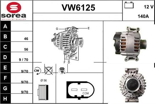 Sera VW6125 - Ģenerators autodraugiem.lv