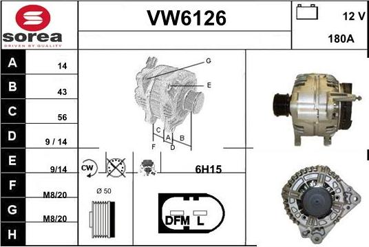 Sera VW6126 - Ģenerators autodraugiem.lv