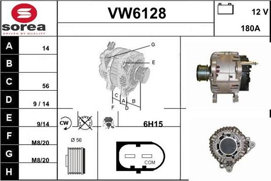 Sera VW6128 - Ģenerators autodraugiem.lv