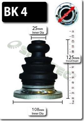 Shaftec BK4 - Putekļusargs, Piedziņas vārpsta autodraugiem.lv