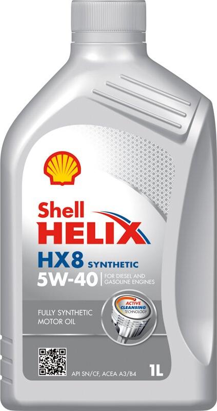Shell 5W40 HELIX HX8 SYNTHETIC 1L - Motoreļļa autodraugiem.lv