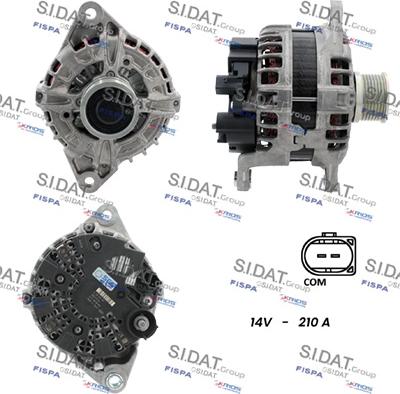 Sidat A12BH1343 - Ģenerators autodraugiem.lv