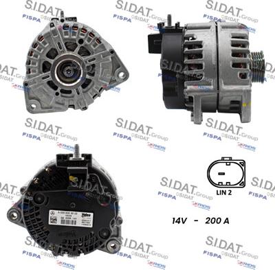 Sidat A12VA1237 - Ģenerators autodraugiem.lv