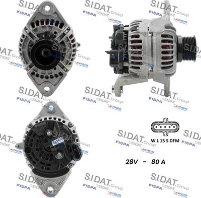 Sidat A24BH0115 - Ģenerators autodraugiem.lv