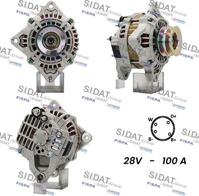 Sidat A24MH0108A2 - Ģenerators autodraugiem.lv