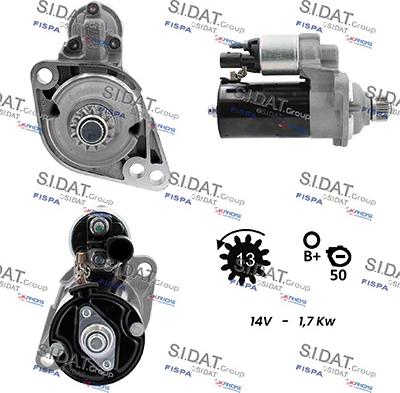 Sidat S12BH0925 - Starteris autodraugiem.lv