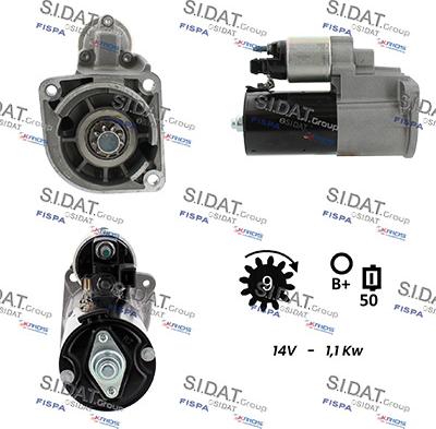 Sidat S12BH0440 - Starteris autodraugiem.lv