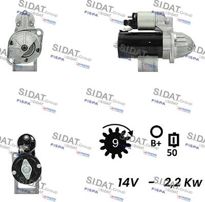 Sidat S12BH0483 - Starteris autodraugiem.lv