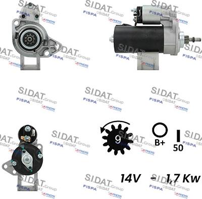 Sidat S12BH0437A2 - Starteris autodraugiem.lv