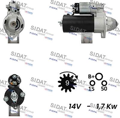 Sidat S12BH0427A2 - Starteris autodraugiem.lv