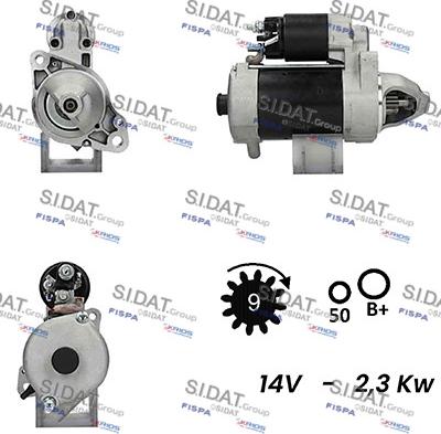 Sidat S12BH0598A2 - Starteris autodraugiem.lv