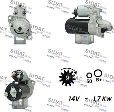 Sidat S12BH0535A2 - Starteris autodraugiem.lv