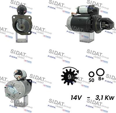 Sidat S12BH0669A2 - Starteris autodraugiem.lv