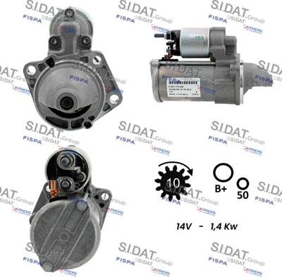 Sidat S12BH0665 - Starteris autodraugiem.lv