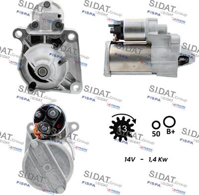 Sidat S12BH0610 - Starteris autodraugiem.lv