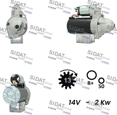 Sidat S12BH0680A2 - Starteris autodraugiem.lv