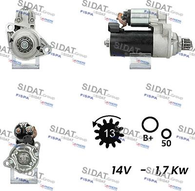 Sidat S12BH0681A2 - Starteris autodraugiem.lv